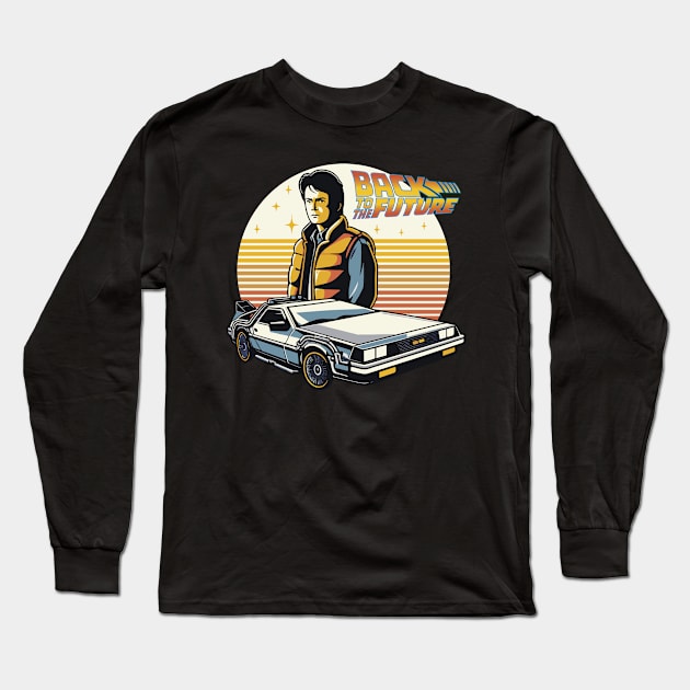 Back to the Future Long Sleeve T-Shirt by Green Dreads